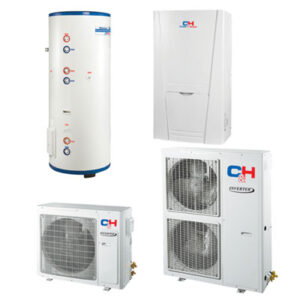 Тепловий насос для обігріву / охолодження + ГВП серії UNITHERM 2 SPLIT R410A CH-HP16SINK2