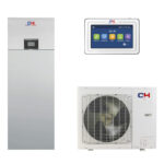Тепловий насос для обігріву/охолодження + ГВП серії UNITHERM 3 ALL-IN-ONE R32 (2Stage Compressor, WiFi модуль, цветной