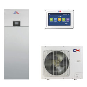 Тепловий насос для обігріву/охолодження + ГВП серії UNITHERM 3 ALL-IN-ONE R32 (2Stage Compressor, WiFi модуль, цветной